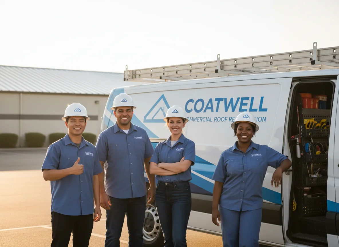 Commercial roof coating company in Hazel Green, WI